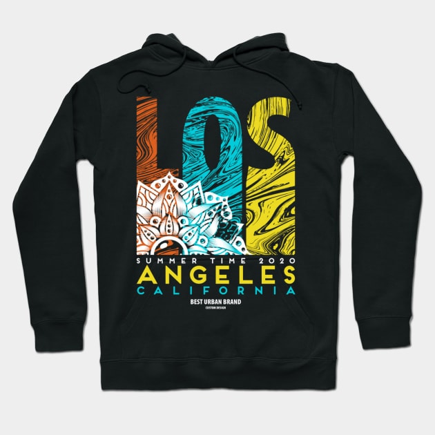 Los Angeles surfing Hoodie by Rakos_merch